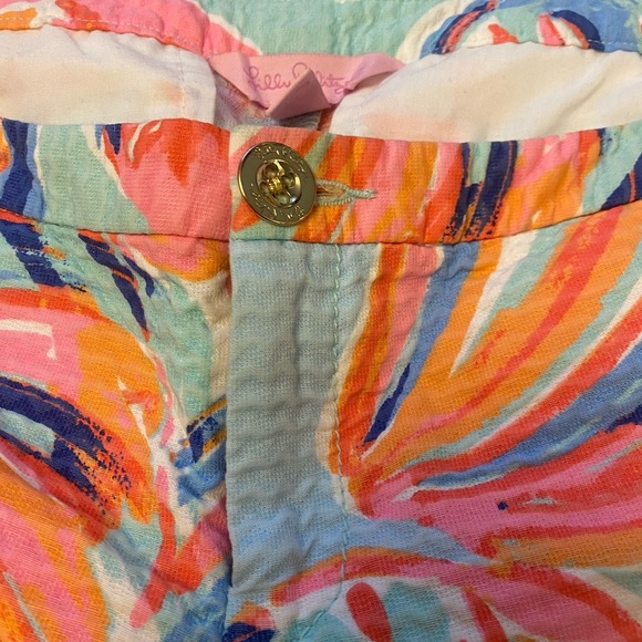 Lily Pulitzer Adie Shorts Minty fresh on the rocks shorts - Picture 3 of 9